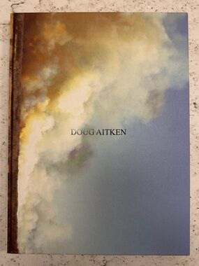 DOUG AITKEN Art Book - Cloudscape Cover in Blue and Cream